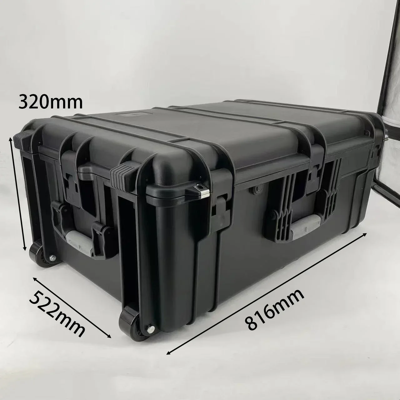 For DPC135-1 Safe High Quality Durable Engineering Pp large Plastic Waterproof Equipment Case with pull rod