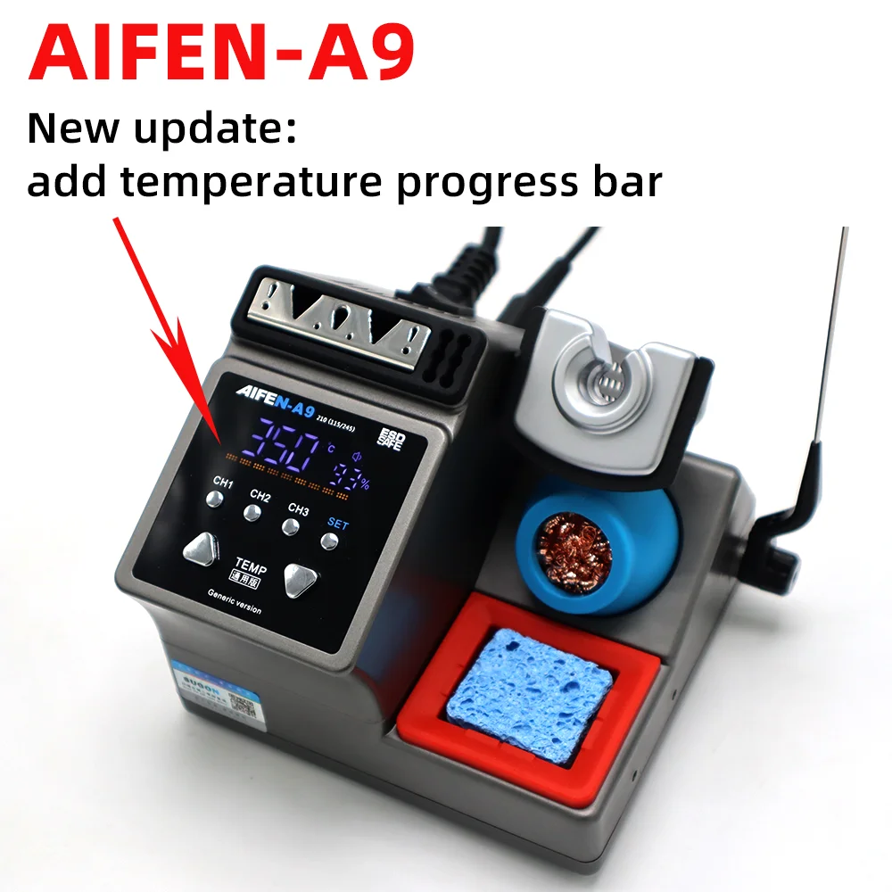 AIFEN A9 Soldering Station 2S Heating Solder Paste T245 C210 C115 Soldering Handle Tip For Mobile Phone Repair Welding Machine