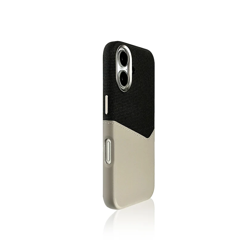 Trendy Flax Leather Wireless Charging for MagSafe Phone Case For iPhone 17 16Pro 15pro max 14 13 12 Hit Color Card Pocket Cover