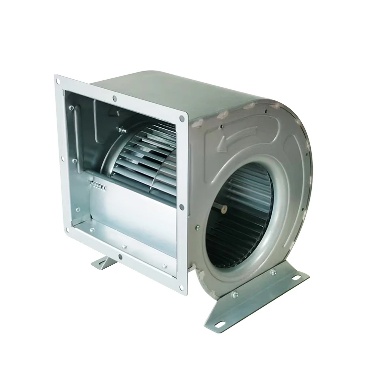 7/7 ECM EC Left Motor DDM Type Ventilator Double inlet Centrifugal Fan With External Radial Intake For Commercial Kitchen Hood