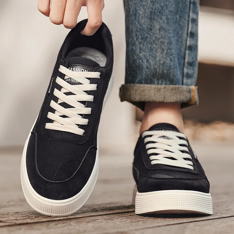 

Canvas men's summer breathable 2025 new style, trendy and versatile casual board shoes, men's student trendy shoes