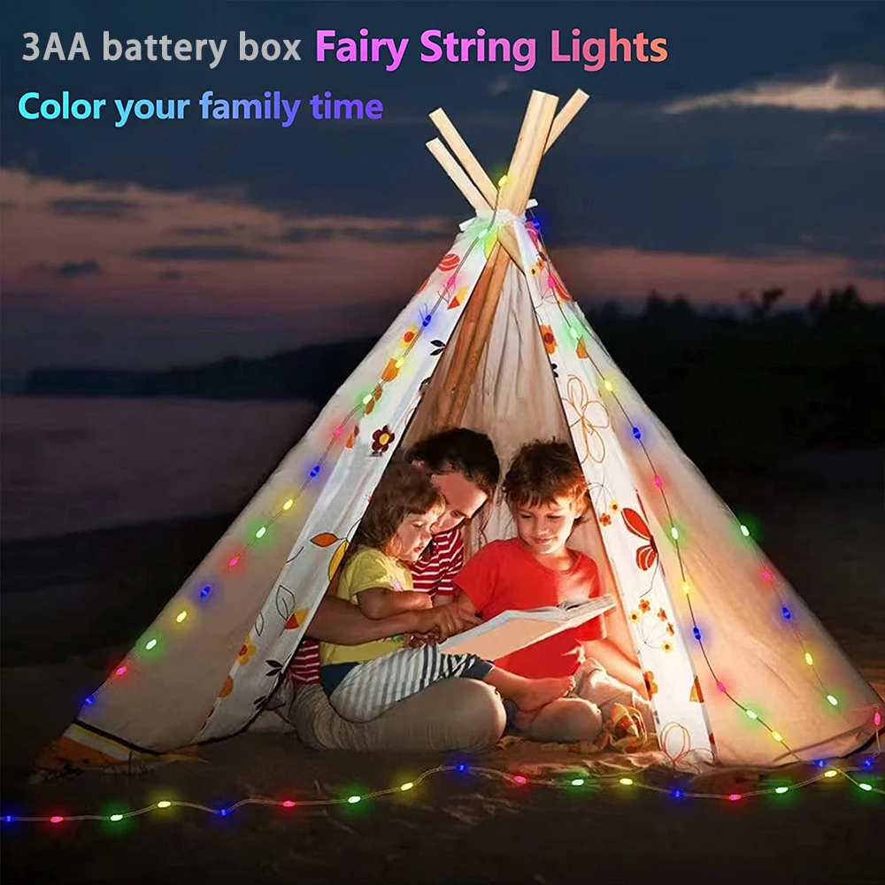 10M Ws2812b Led String Rgb Droomkleur 3aa Waterdichte Batterij Box App Bediening 28 Toetsen Diy Verjaardag Decoratie Feest