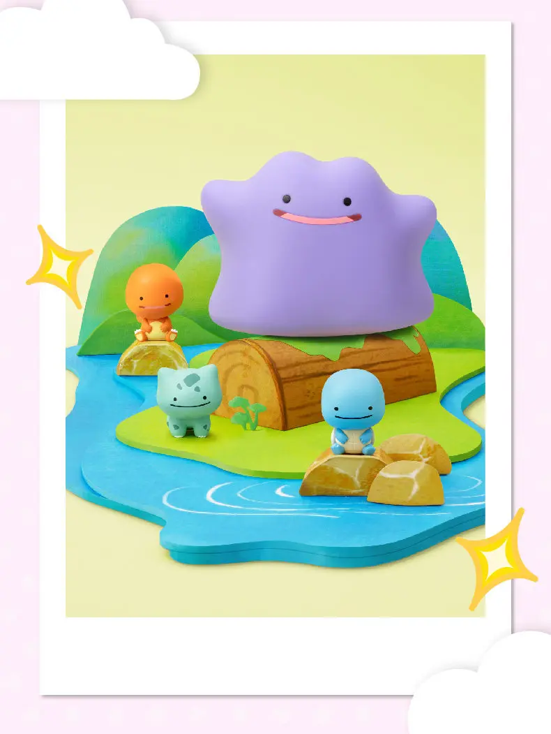Funism Pokemon Palmsize Wonders Happy Ditto Blind Box Mystery Box Mini Anime Figur Desktop Dekoration Sammlerstück Geschenk – Detail 10
