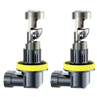 Lente Mini H11 H8 H9 H16 faro de coche H7 H4 9005 9006 HB3 HB4 lámpara proyector bombilla LED 120W 12V 24V Auto motocicletas faro