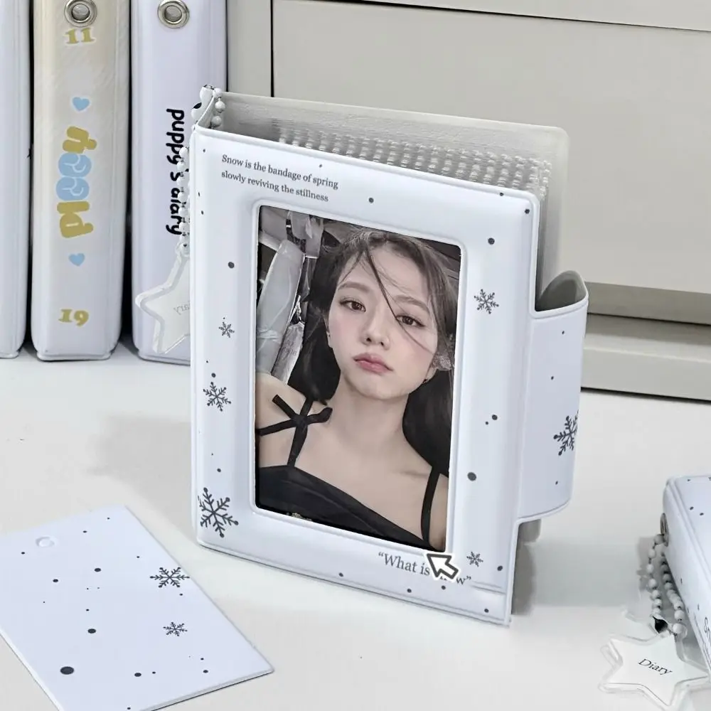 Cute 3 inch Kpop Album 32 Pockets Mini Photocard Holder Cartoon Gift Idol Photo Holder