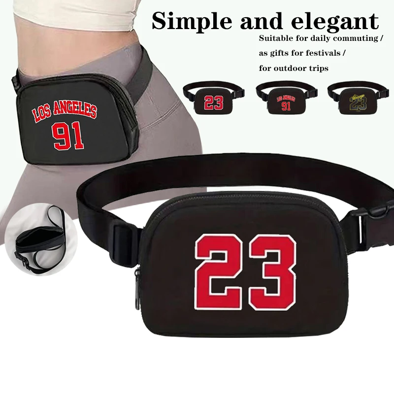

Men's and women's lightweight waist bags with adjustable shoulder straps and zippers - perfect for running and traveling