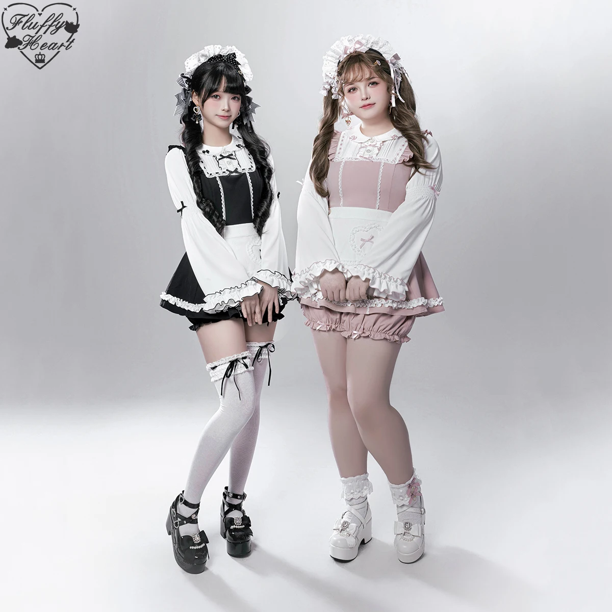 خريف جديد اليابانية Rojita نمط SC دعوى خادمة نظرة فستان فوقي انفصال المئزر السراويل الحلو لطيف 3 قطع مجموعة الملابس النسائية