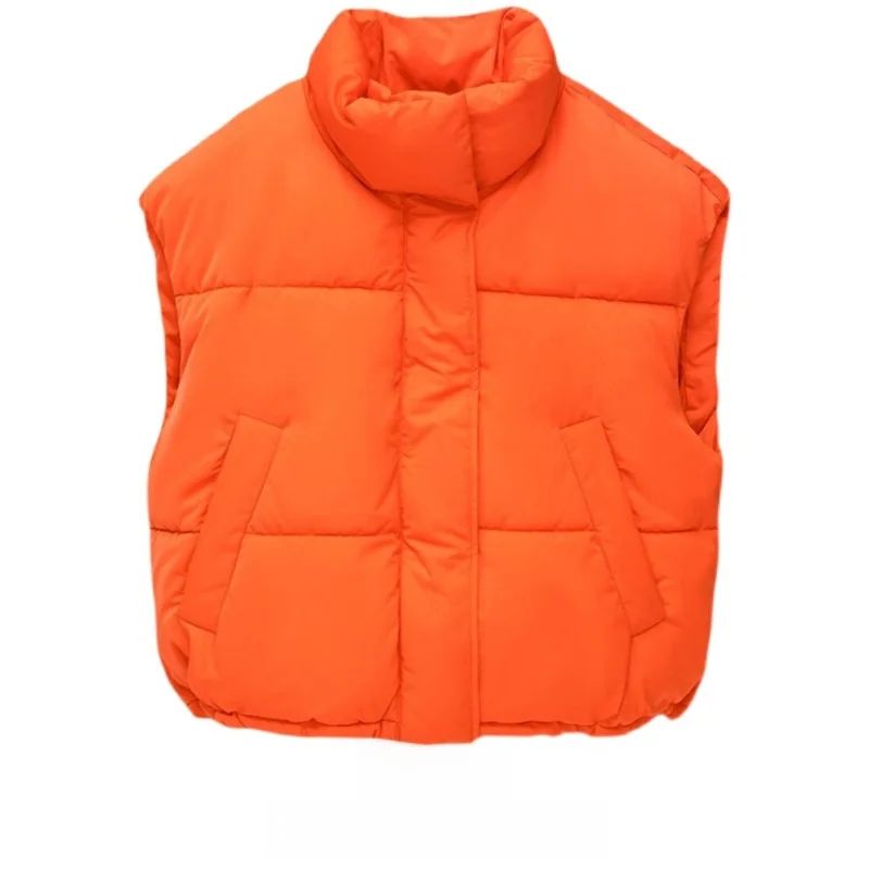 

Women's Versatile Fashion Warm Vest Cotton-Padded Jacket European American Style Winter Outerwear 04341710615