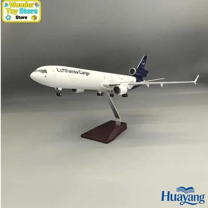 Lufthansa MD11 Aircraft Model 1 130 Scale Diecast Metal Airplane Display Collectible Aviation Gift for Adults