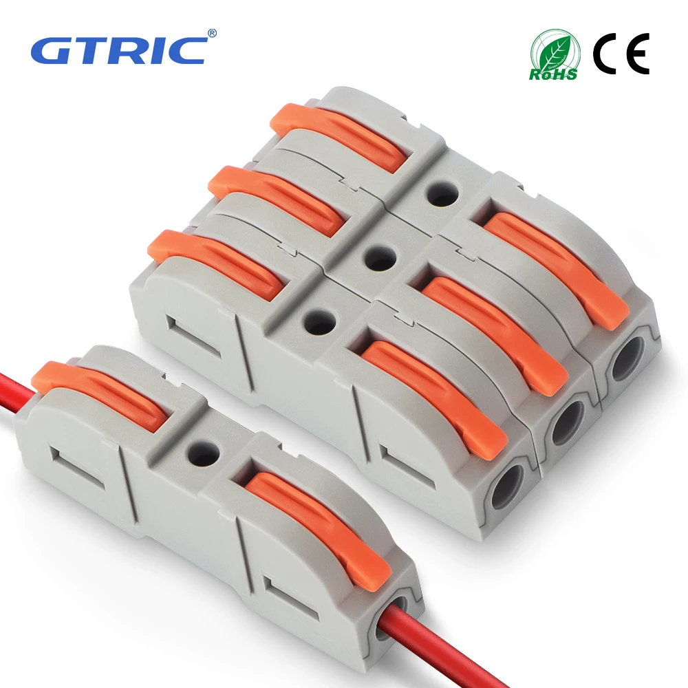 GTRIC Quick Wire Connectors 1PCS 30PCS Modular Splicing Connector 28-12AWG Wire Diameter Cable Electrical Household Connector