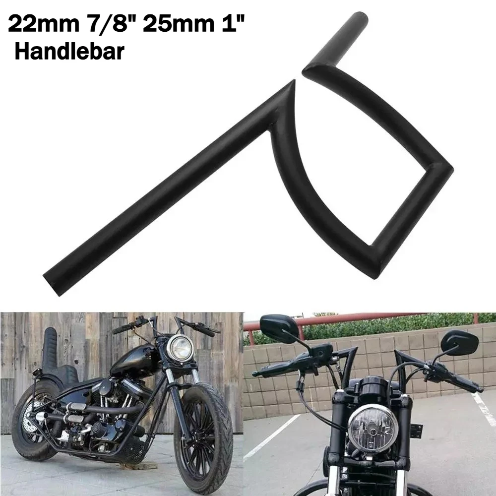 

Motorcycle 22mm 7/8" 25mm 1" Handlebars U Bar Drag Ape Hanger for Harley Yamaha Honda Suzuki Cafe Racer Chopper Bobber Custom