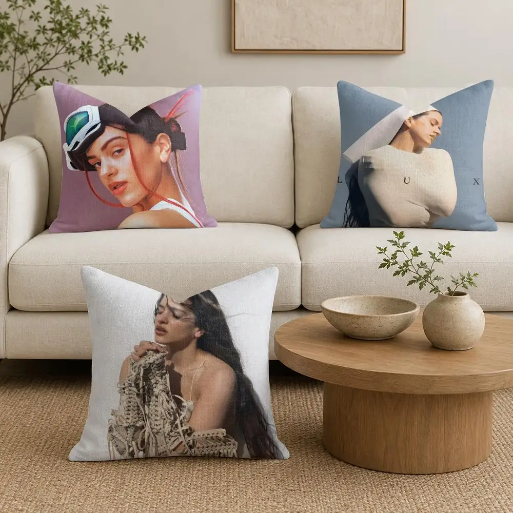 Popular Singer R-Rosalia Cushion Cover Organic Linen Square Pillow Case Durable Non-Allergenic And Kind To Skin