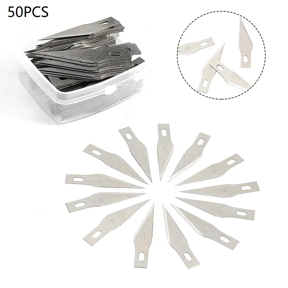 Engraving Blade For X-Acto Exacto Tools SK5 Graver 11# Blades Cutter Craft Knives PCB Repair Hand Tools Fit For Mobile Phone