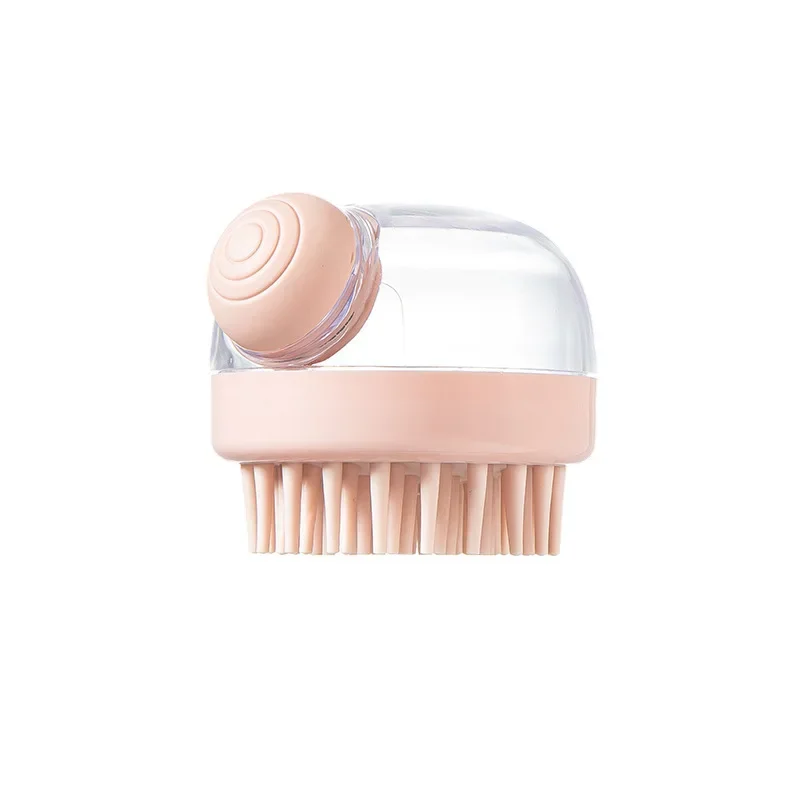 

Press the shampoo artifact, massage the comb head, bath brush, gripper, silicone shampoo clean the scalp.