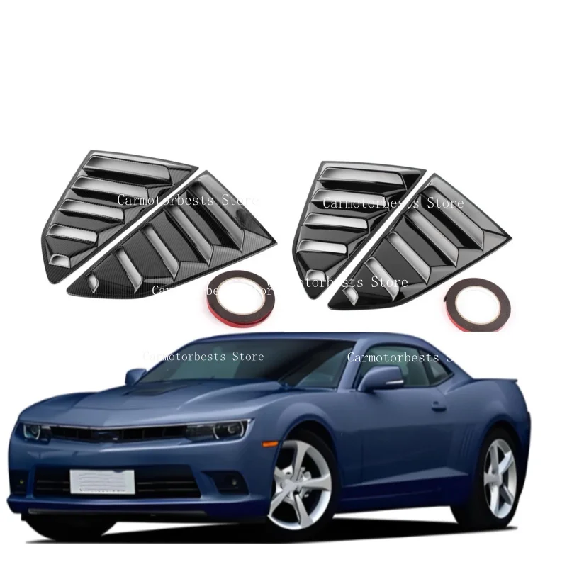 Car Side Window Louver Fit For Chevrolet Camaro 5th Gen 2010 2014 2015 2011 2012 2013 Car Rear Window Shutter Cover Spoiler