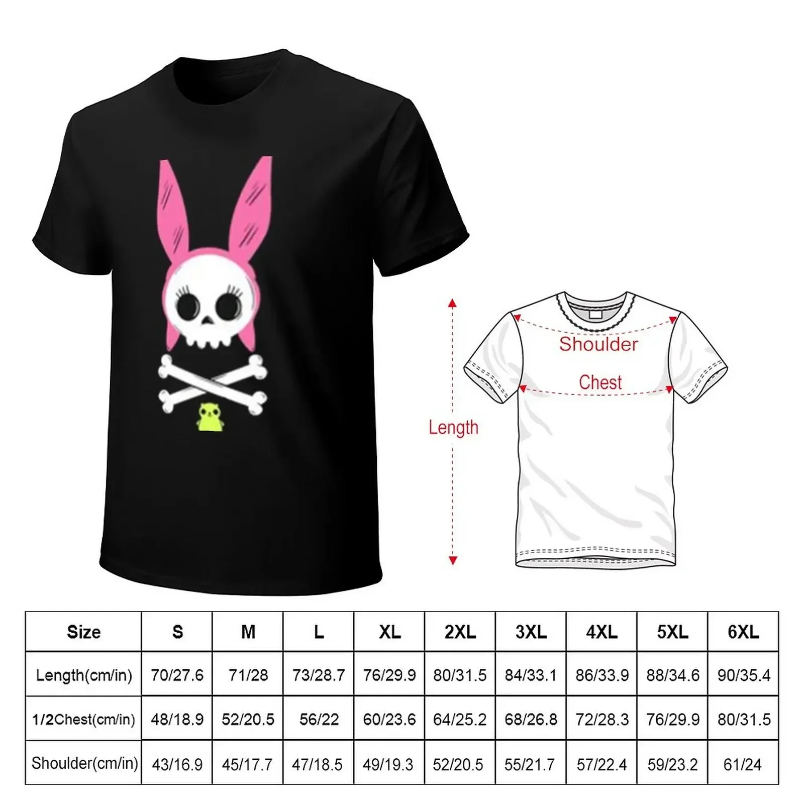 Louise Skull Classic T-Shirt plus sizes graphic tee shirt graphic t shirts street wear t shirts for men cotton