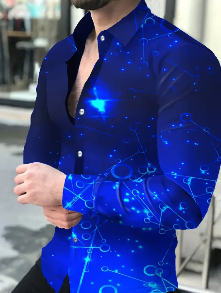 2025Men's Retro Plaid Print Long Sleeve Shirt Fashion Design Luxury Long Sleeve Top Men's Four Seasons Button Lapel Shirt