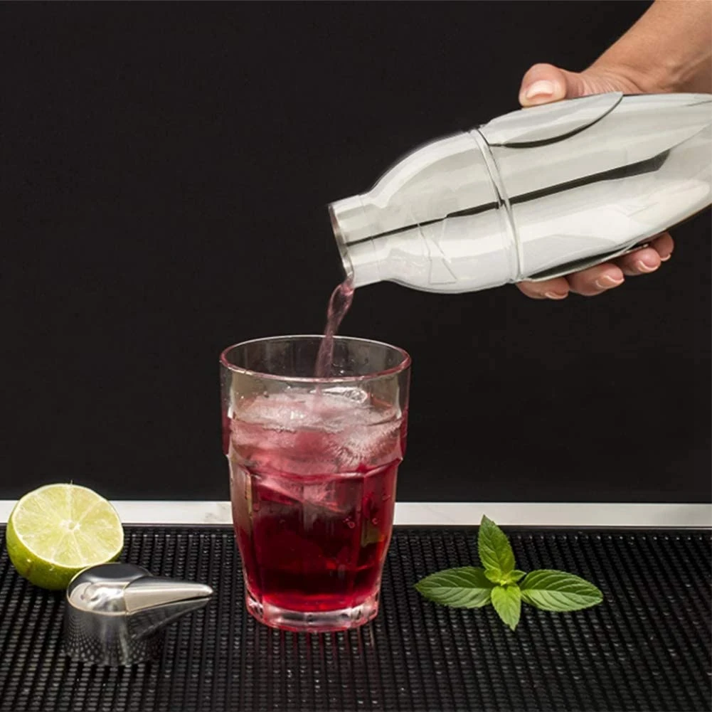 

MALL Cocktail Shaker, Penguin Steel Bar Bartender Drink Mixer Shaker Pot, Wine Bottle, Cocktail Making Accessories