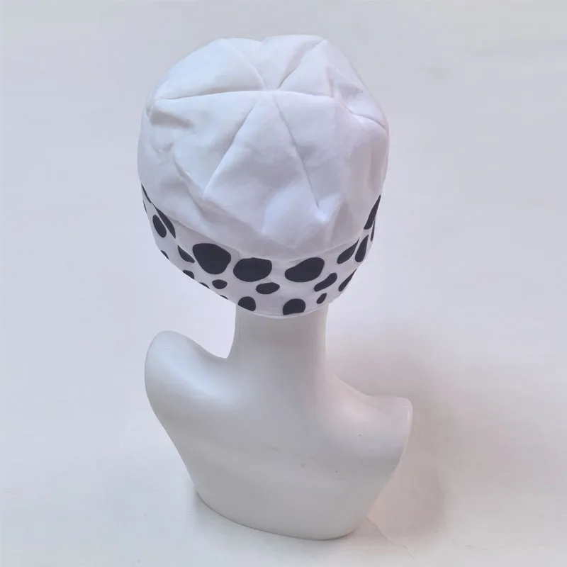 Trafalgar Law Cosplay Hat Anime Spotted Cap Unisex Costume Accessory Halloween Party Comic Con Role Play
