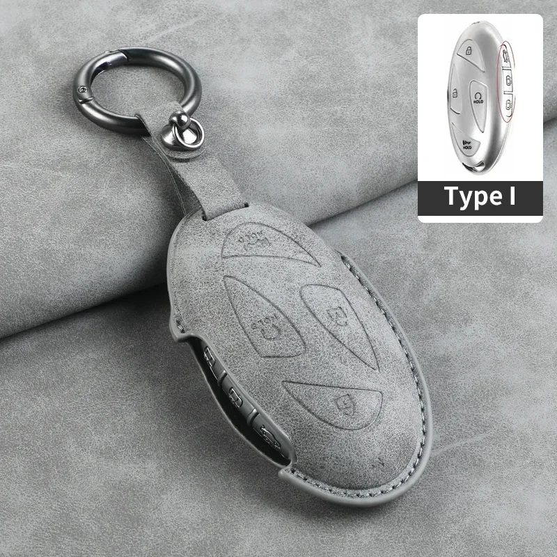 For New Kona 7 Buttons Car Remote Key Case Cover Shell SX2 IONIQ 6 New Grand Prix GN7 Protector Key Fob Keychain Accessories