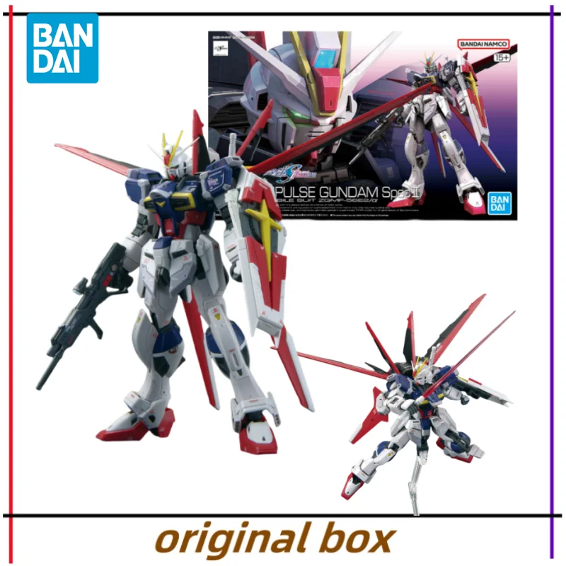 

Bandai Figure Model FORCE IMPULSE GUNDAM Spec2 ZGMF-56E2 RG Anime Figures Toys Collectible Gift for Kids Genuine New Unopened