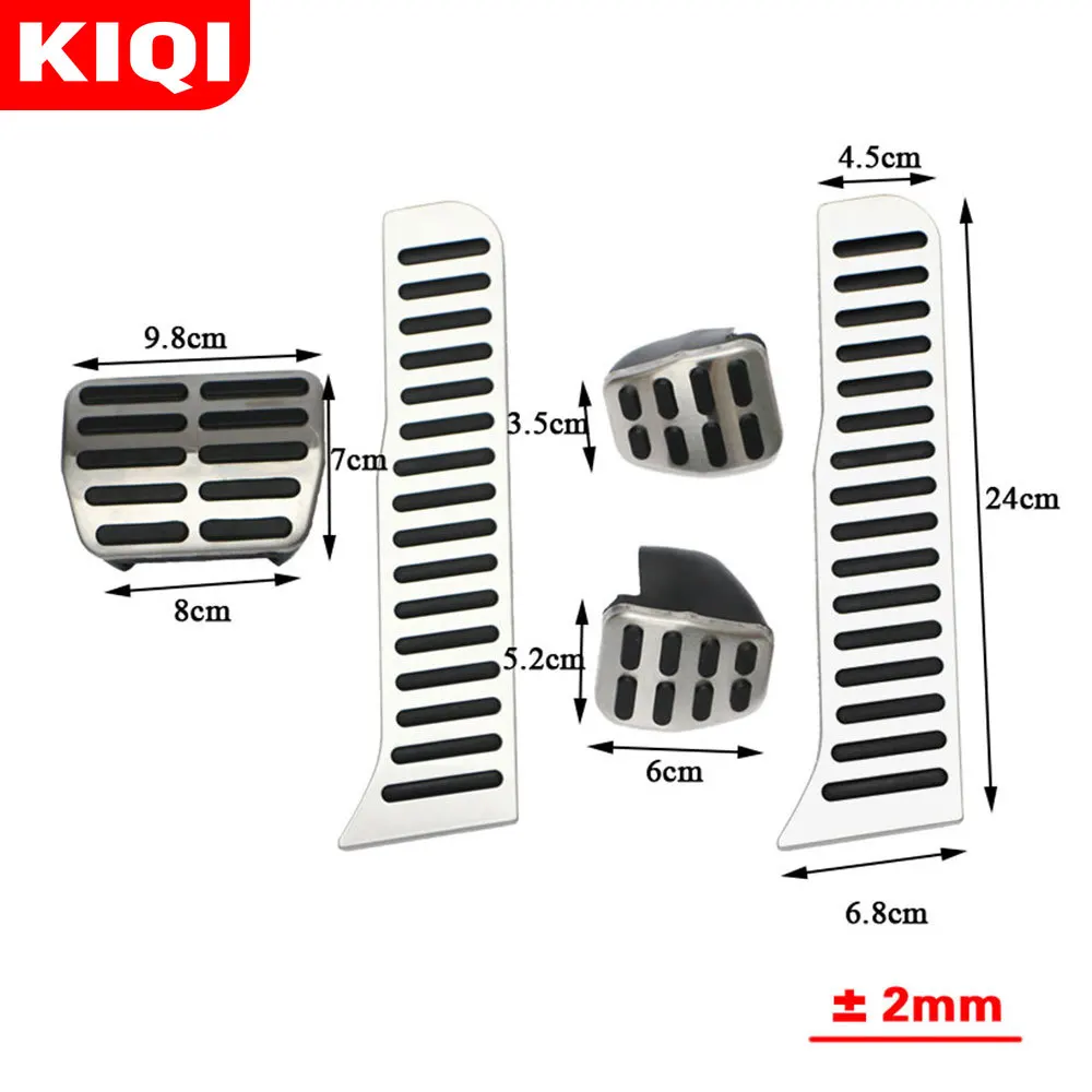 LHD Car Pedals for Volkswagen VW Golf 5 6 MK5 MK6 Jetta GTI Scirocco EOS Tiguan Passat B6 B7 CC R-line Foot Rest Pedal Cover Pad