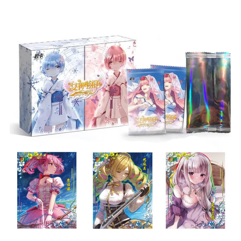 

1BOX JIANG CARD Sexy Beauty Goddess Anime Collection Booster Limited Box Set GR Luxury UTR Gradient Flower MR Layer Mirror Cards