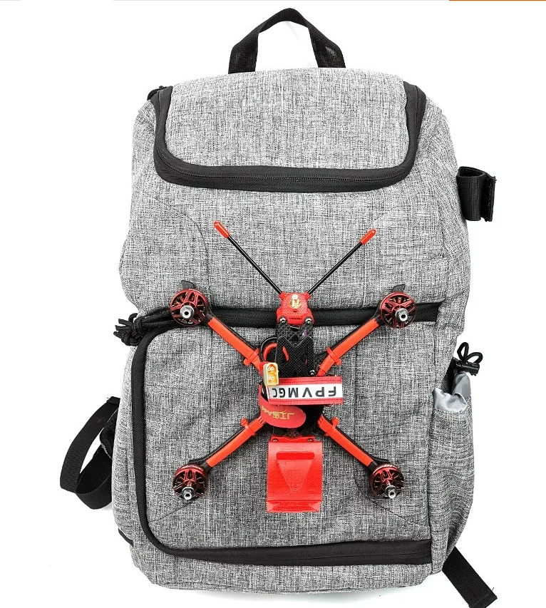 

FPV Backpack with Hook Racing Shoulder Bag Outdoor Portable Bags Travel for 3inch /5inch
