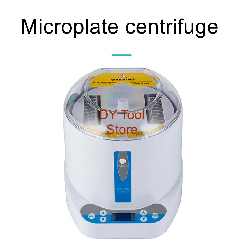 Mini centrífuga de Palma con pantalla digital, microplaca pcr de laboratorio de alta velocidad pequeña, separación de suero prp de baja velocidad
