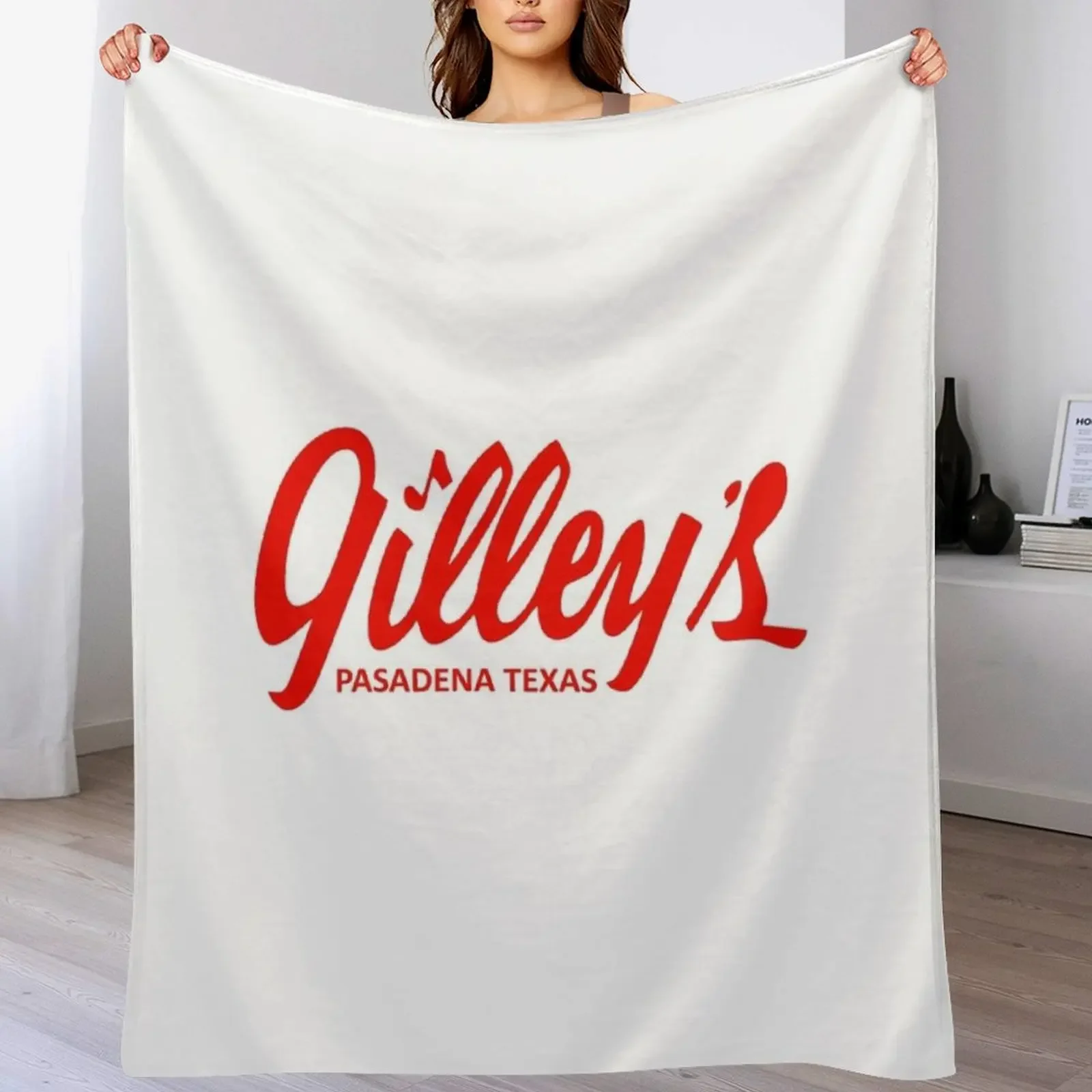 

Funny Gilley's Design (Red Version) Throw Blanket Beach heavy to sleep Multi-Purpose For Sofa Thin Blankets