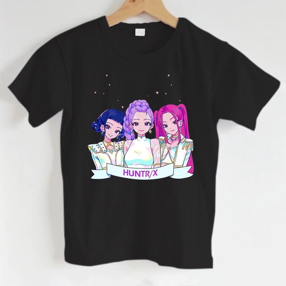 

Новинка 2025 года, глобальный топ, женская группа KPOP Huntrix, футболка для девочек, футболка для вечеринки, отдыха и отдыха и отдыха