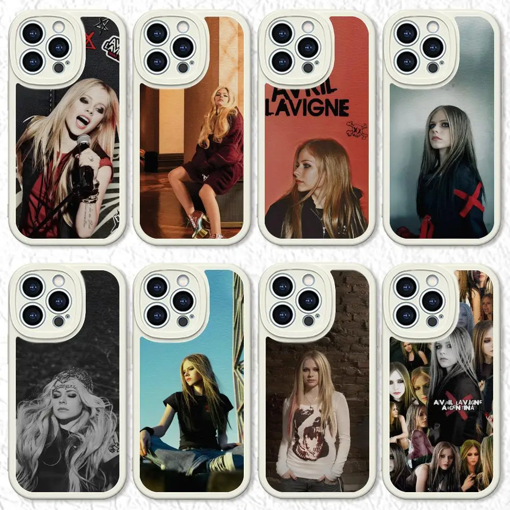 

Singer A-Avril Lavigne MAISTO Коврик для мыши Чехол из овечьей кожи для Iphone 16, 15, 14, 13, 11, 12 Pro Max Xr X Xs 8 7 Plus