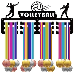 1PC Volleyball Athletes Medal Hanger Display Medal Holder Rack Sports Acrylic Hanging Athlete Awards Wall Mount Decor