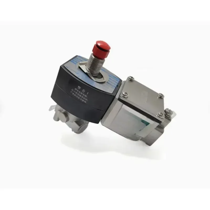 Solenoid Valve 3/2 Way 1/4 Inch NPT Thread 24V DC 316L Stainless Steel