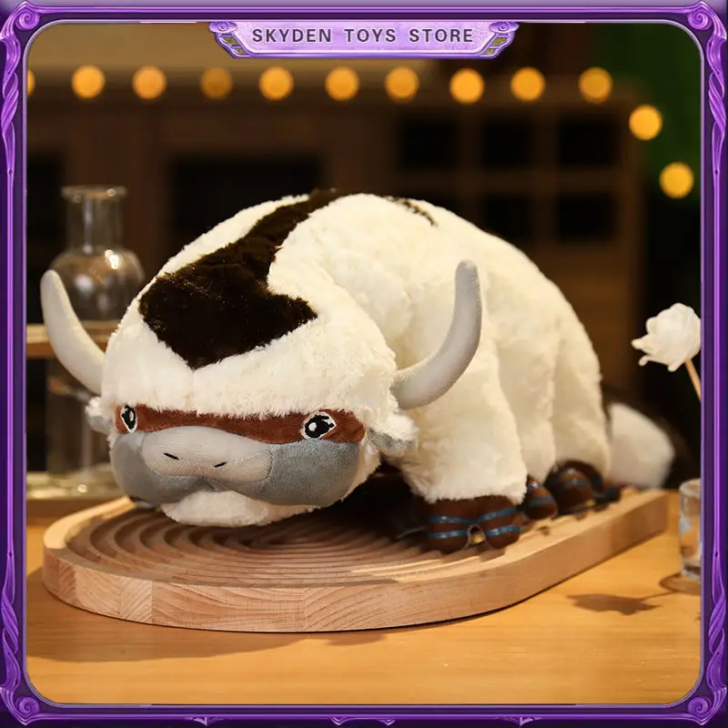 

Appa Plush Toys Anime Movie Peripherals Sofa Pillow Avatar The Last Airbender Flying Yak Room Decoration Ornaments Soft Cow Doll