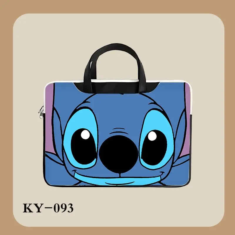 Disney Stitch Laptop Bag Case 13 14 15 16 17 15.6 Inch Notebook Bag For Macbook Air Pro Computer Shoulder Handbag Briefcase Bag