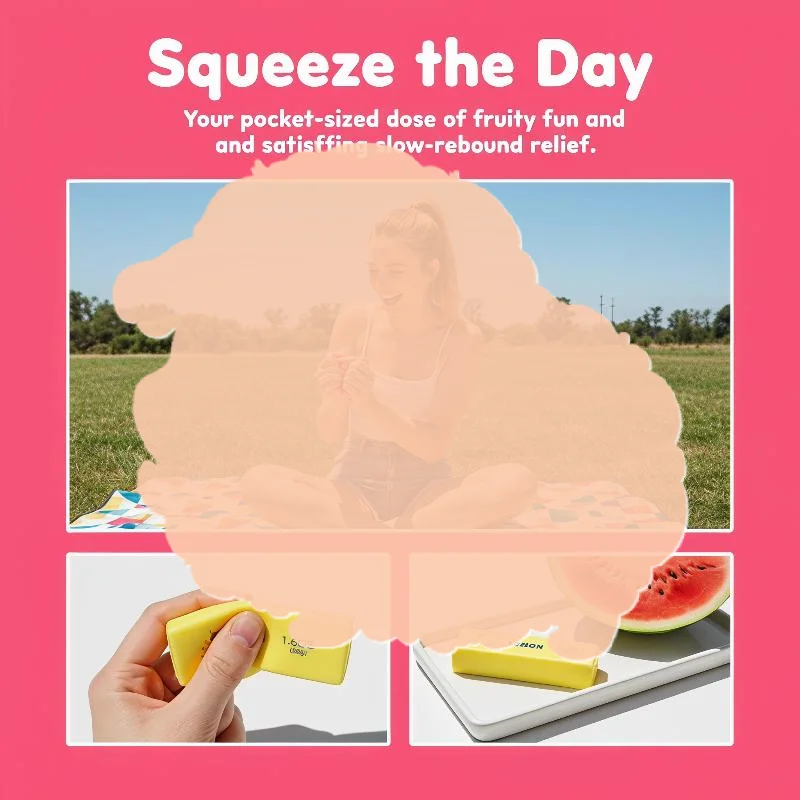 Fruit Series Butter Stick Slow Rebound Kneading Toy Stress Relief Toy
