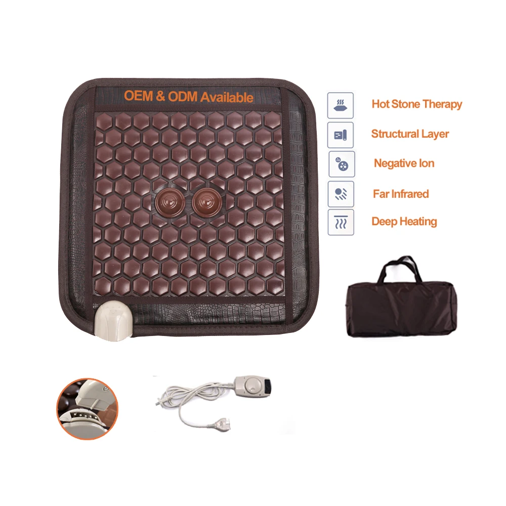 

POP RELAX Far Infrared Prostate Massager Heating Pad Tourmaline Thermal Mat Functional Electric Seat Mattress