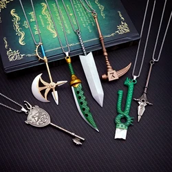 The Seven Meliodas Escanor Nanatsu No Taizai Axe Metal Necklaces Anime Deadly Sins Logo Pendant Chains Choker Charm Necklace