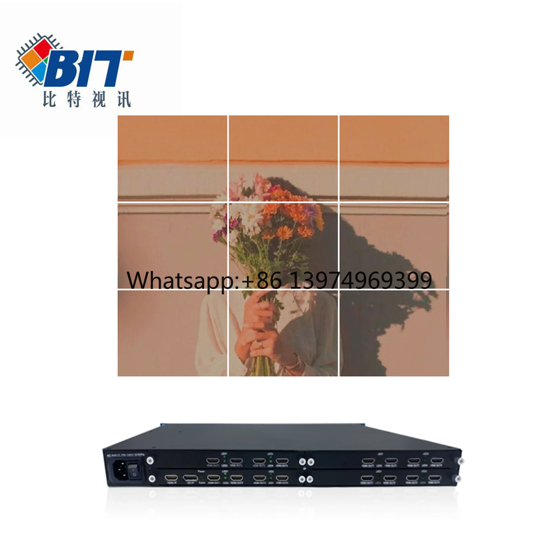 BIT-VWC-U1-116 Rotating Splicing Processor 1-in-16-out Multi-splicing, 28nm FPGA, Real-time Processing, Wide Voltage,