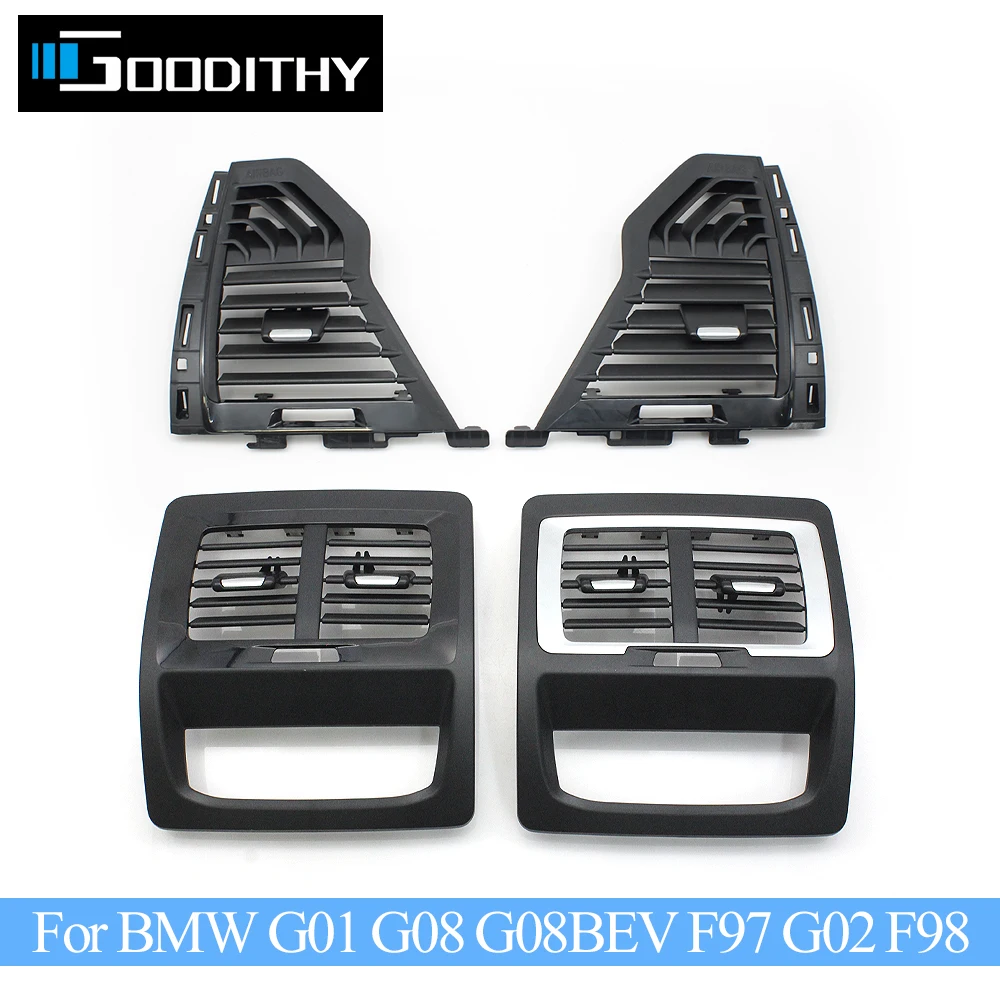 LHD RHD Car Front Left or Right Rear Air Conditioning AC Vent Grille Outlet Cover For BMW X3 ix3 X4 X3M X4M G01 G02 G08 F97 F98
