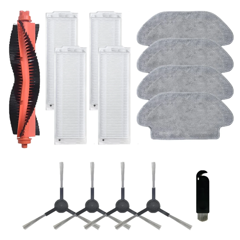 

Main Brush Side Brush Filter Mop Cloth Kit For Karcher RCV 3 Floor Sweeper Vacuum Cleaner Accessories For Home Cleaning Parts