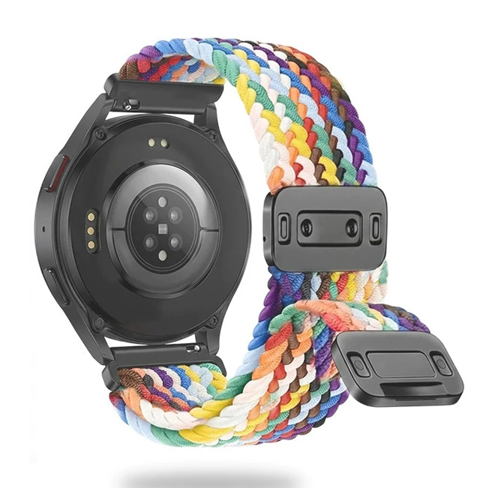 18mm 20mm 22mm Nylonarmband für Garmin Vivoactive 6 5 4 4s Band Watch Venu 4 3 2s SQ Forerunner 970 165 Magnetisches geflochtenes Armband – Detail 5