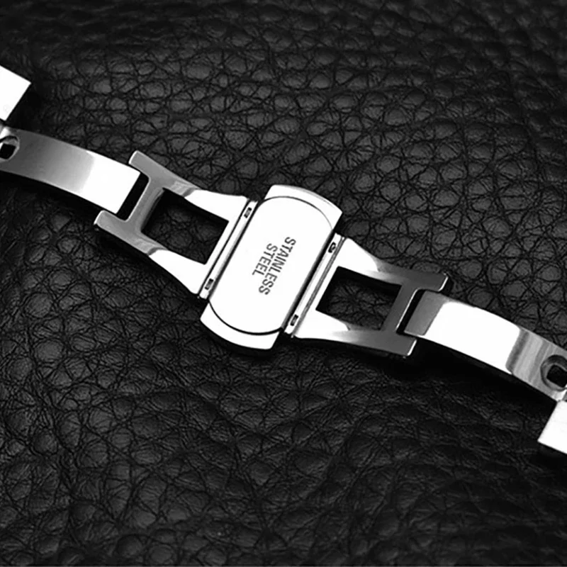 Watch Band Stainless Steel Band Watch Strap Metal Wristband 12mm 14mm 16mm 18mm 20mm 22mm 24mm Size Width For Samsung Watch Band