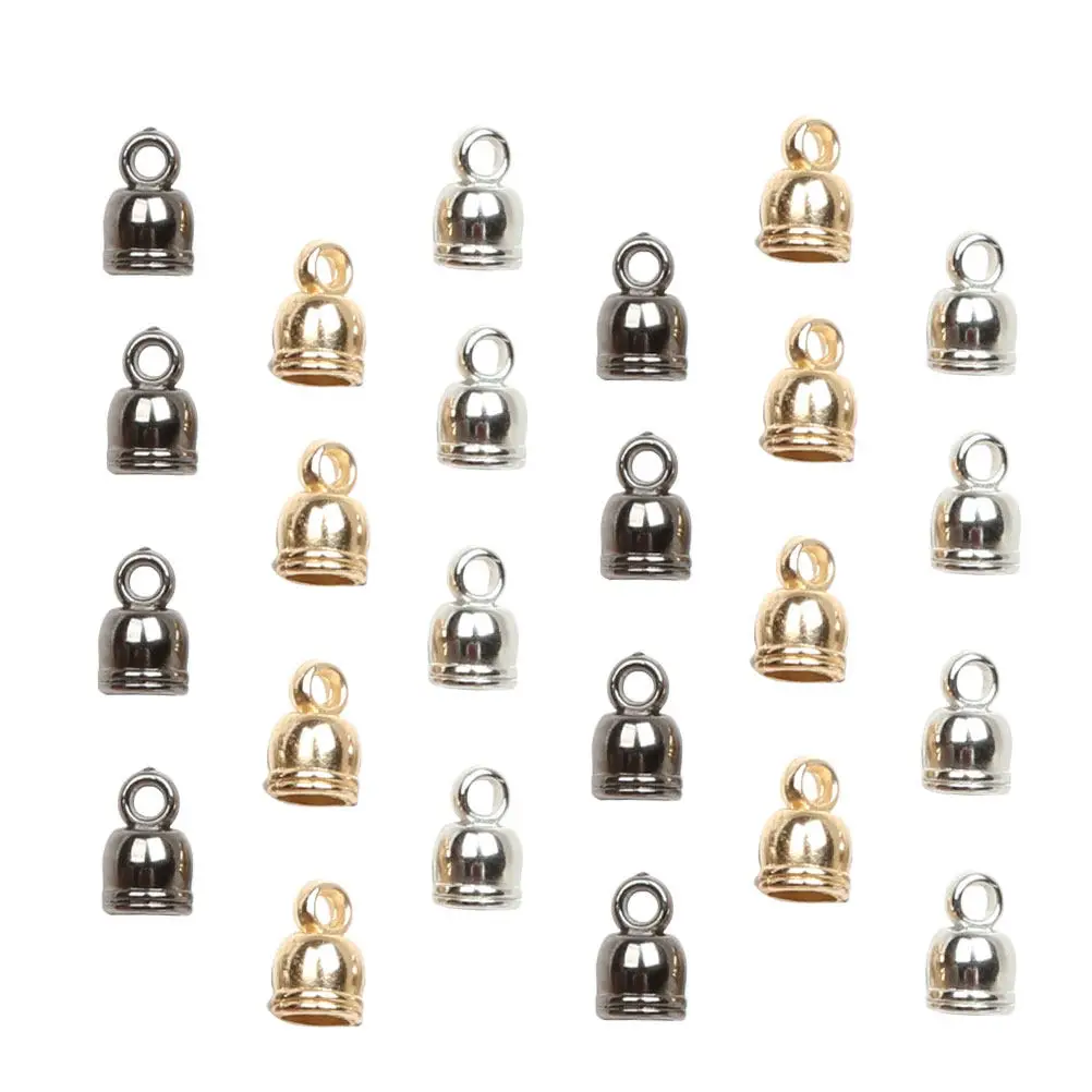 300pcs Vintage-Style Bell Spacer Beads for DIY Jewelry Making – Necklace, Bracelet & Keychain Crafting