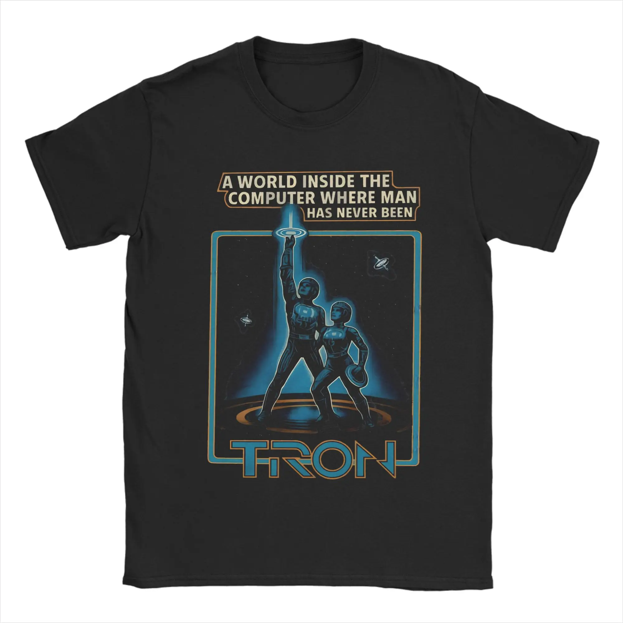 Men Women Graphic Tron: Ares world inside the computer T Shirt Tee 100% Cotton  T-shirts Clothes