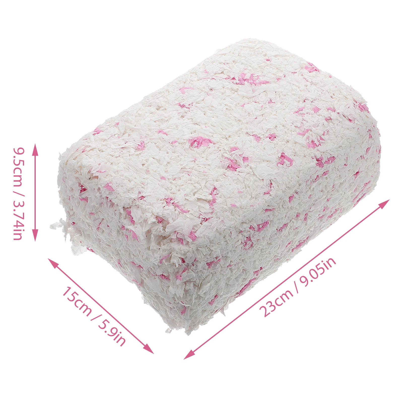 Premium Paper Shavings 1 Bag Pet Bedding for Hamsters Rabbits Ferrets Absorbent Warm Nesting Padding Small Animal Cage