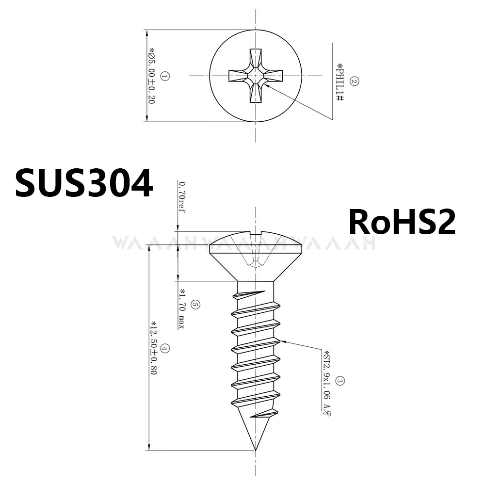 20pcs Guitar Pickguard Plate Stainless Steel Screws For ST/TL LP/SG Electric Guitar Bass Guitar Bass Screws Guitar Parts