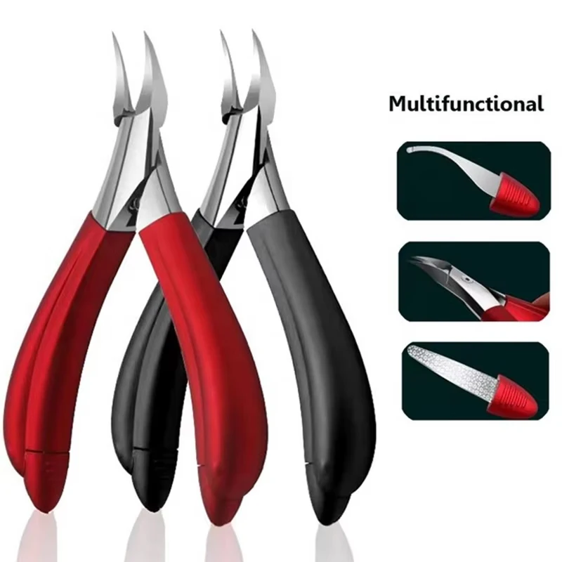 1PCS Nail Clippers Toenail Clippers for Thick Nails for Seniors with Curve Diagonal Blade for Ingrown Nails Effortlessly Toe view 3