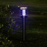 TEMAR Outdoor Solar Mosquito Killer Lamp LED Waterproof IP65 Professional Insect Kill Lawn Light Portable for Courtyard Garden